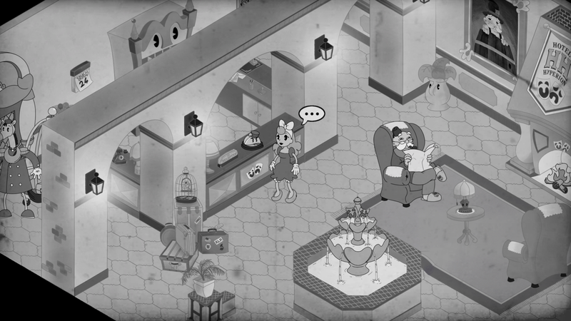 Illustration for article titled This Game Looks Like A 1930's Black and White Cartoon